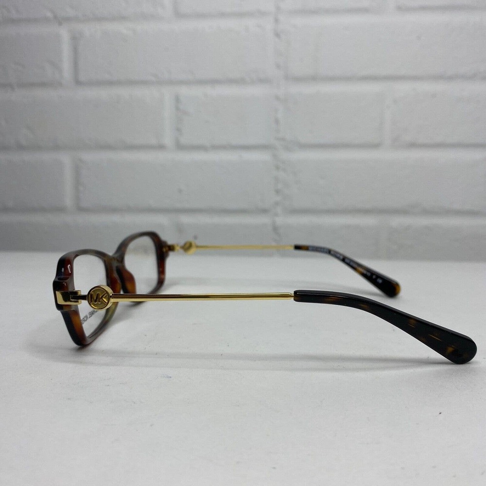 Michael Kors MK 8023F 3135 Abela V Rectangle‎ Dark Havana Womes Eyeglasses H2481 - Picture 3 of 8